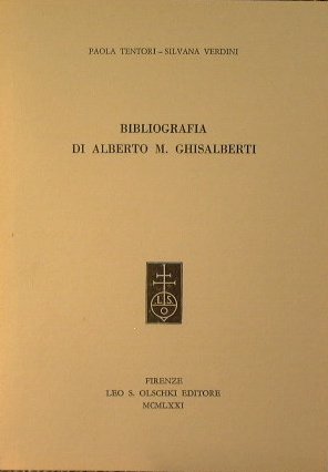 Bibliografia di Alberto M. Ghisalberti