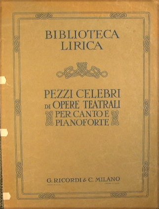Biblioteca lirica. Scena Aida