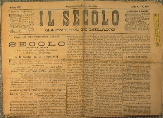 Blocco riviste Il Secolo