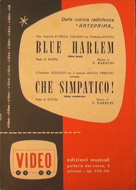 Blue Harlem ( ritmo lento ) - Che simpatico ! …