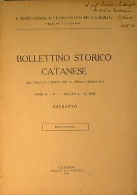 Bollettino storico catanese