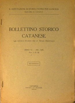 Bollettino storico catanese