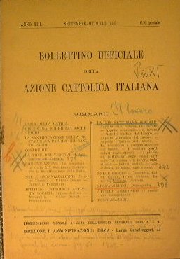 Bollettino ufficiale dell'azione cattolica italiana