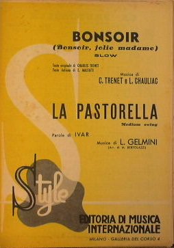Bonsoir ( slow ) - La pastorella ( medium swing …