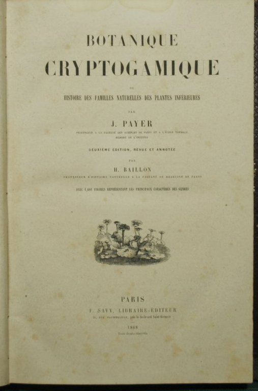 Botanique cryptogamique