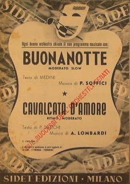 Buonanotte ( moderato slow ) - Cavalcata d'amore ( ritmo …