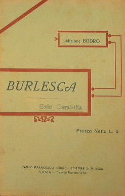 Burlesca ( allegro moderato )