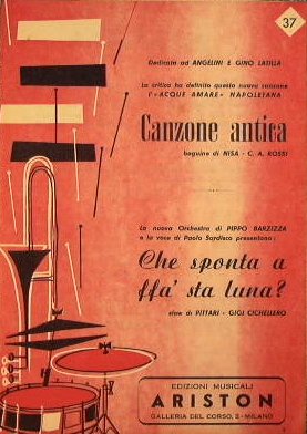 Canzone antica ( beguine ) - Che sponta a ffa …