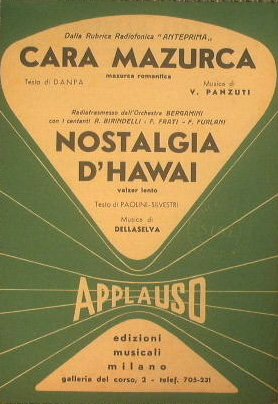 Cara Mazurka ( mazurka rombatica ) - Nostalgia d'Hawai ( …