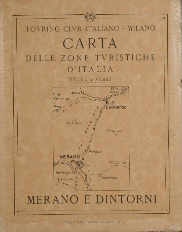 Carta delle zone turistiche d'Italia - Merano e dintorni