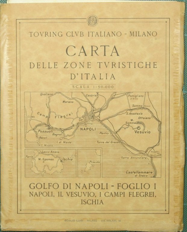 Carta delle zone turistiche d'Italia. Golfo di Napoli - Foglio …