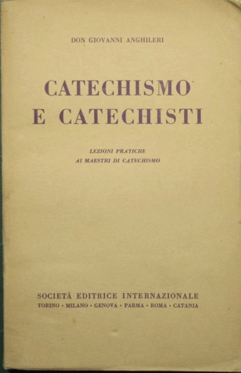 Catechismo e catechisti