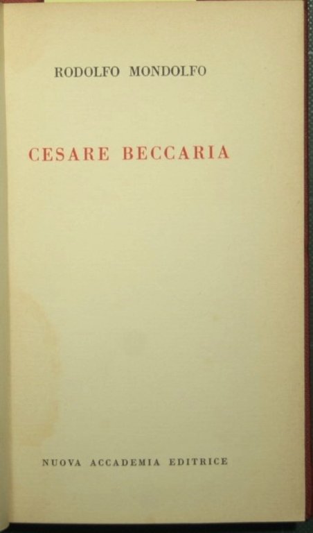 Cesare Beccaria
