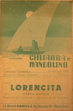 Chiatrra e Mandolino ( canzone tarantella ) - Lorencita ( …