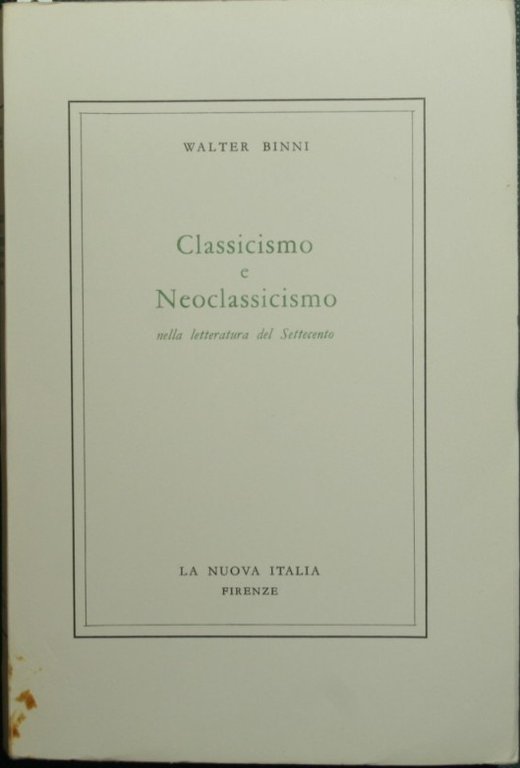 Classicismo e Neoclassicismo