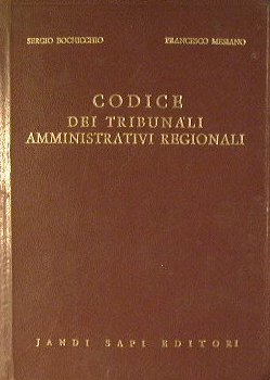 Codice dei tribunali amministrativi regionali