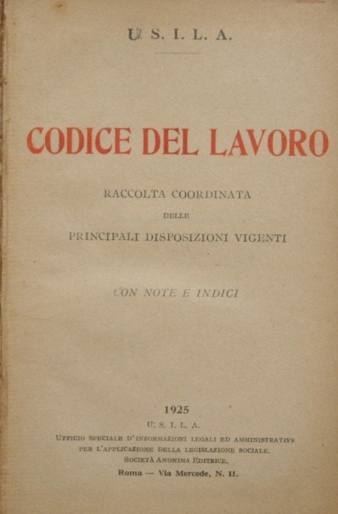 Codice del lavoro