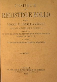 Codice del registro e bollo + Leggi e regolamenti sulle …