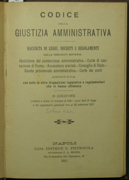 Codice della giustizia amministrativa