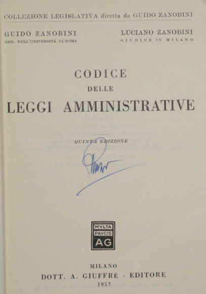 Codice delle leggi amministrative