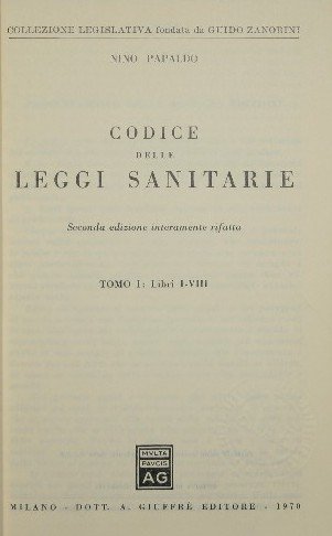 Codice delle leggi sanitarie