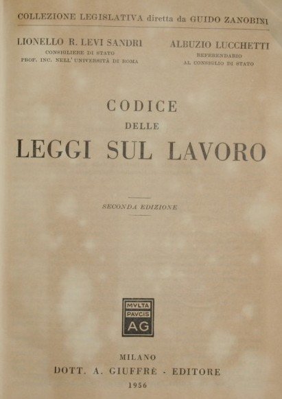 Codice delle leggi sul lavoro