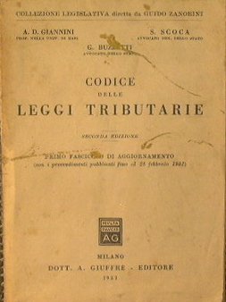 Codice delle leggi tributaie