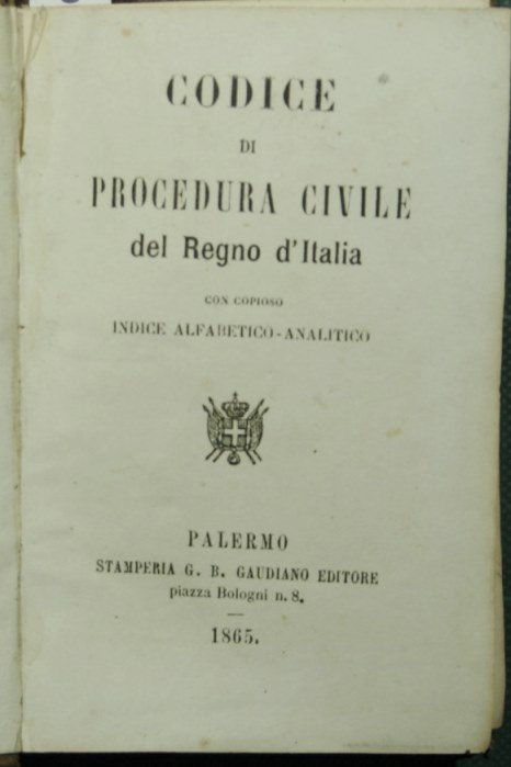 Codice di procedura civile del Regno d'Italia con copioso indice …