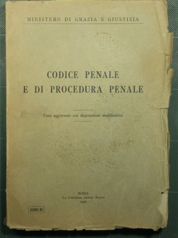 Codice penale e di procedura penale