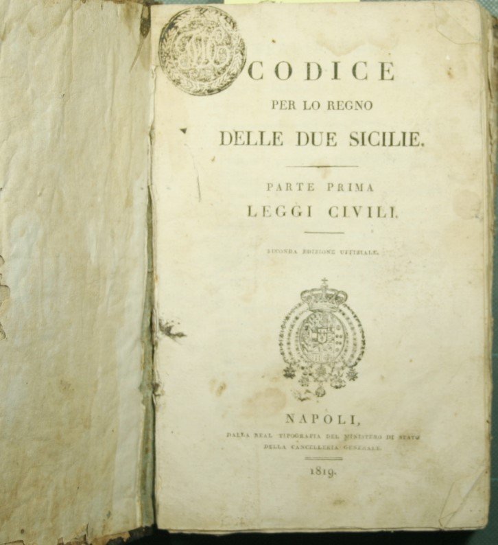 Codice per lo Regno delle Due Sicilie - Parte prima …