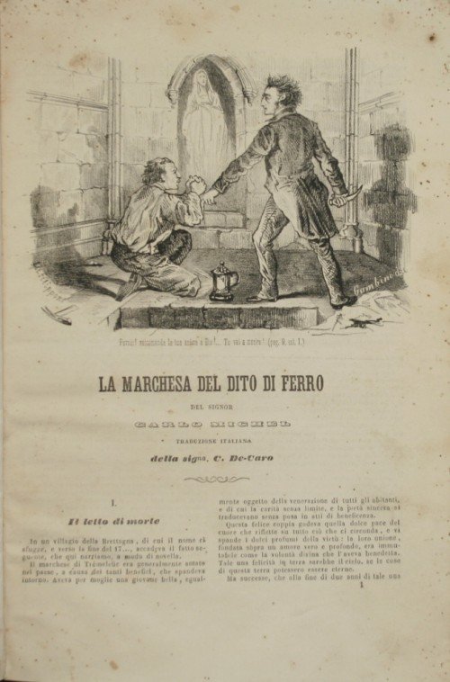 Collana romanziera - Raccolta di romanzi metà 800 | Immagine Gallery 3