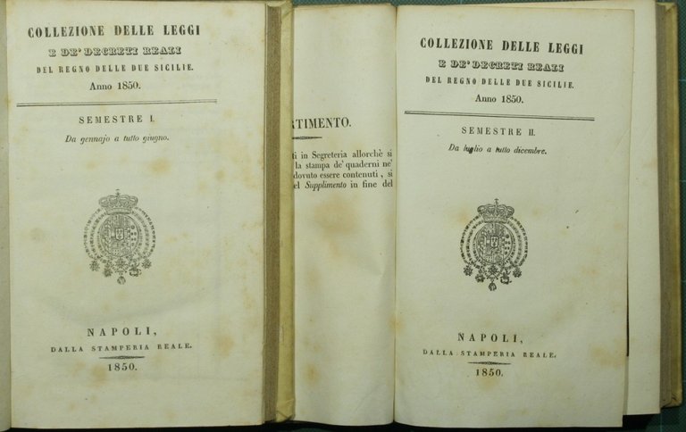 Collezione delle leggi e de' decreti reali del Regno delle …