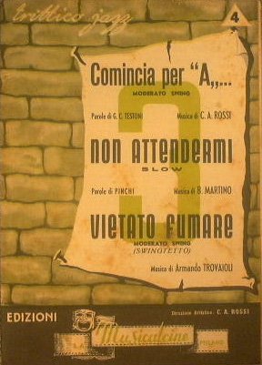 Comincia per A ( moderato swing ) - Non attendermi …