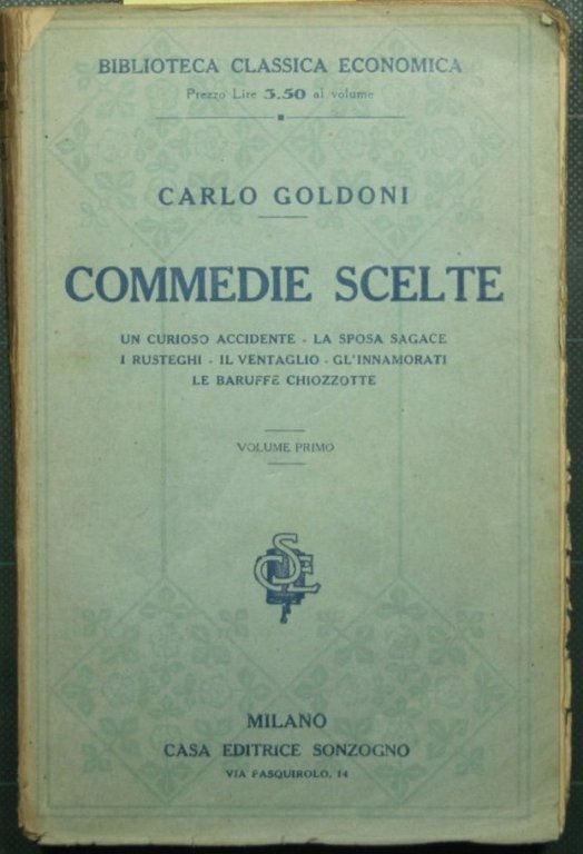 Commedie scelte - Vol. I | Immagine Gallery 2