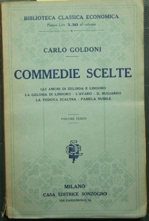 Commedie scelte - Vol. III