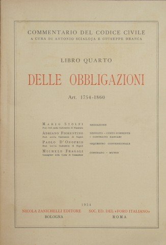 Commentario del Codice Civile. Libro IV - Delle obbligazioni. (Art. …