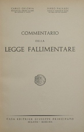 Commentario della legge fallimentare