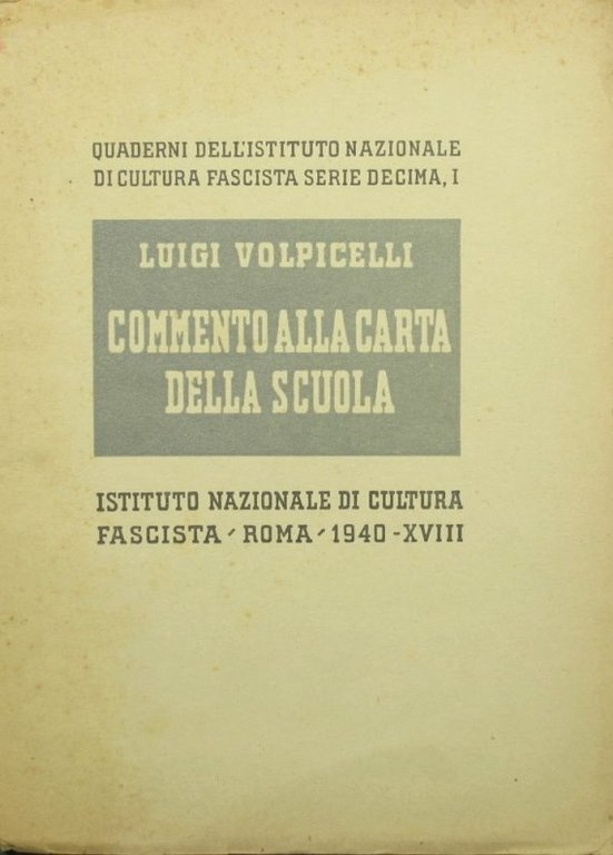 Commento alla Carta della scuola | Immagine Gallery 2