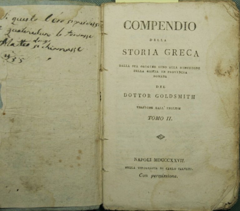 Compendio della storia greca - Vol. II