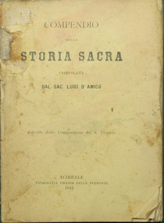 Compendio della storia sacra