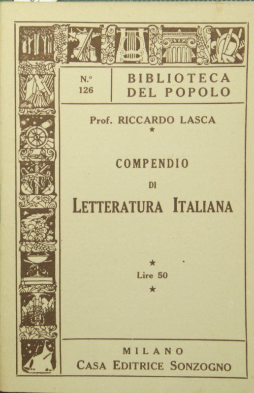 Compendio di letteratura italiana