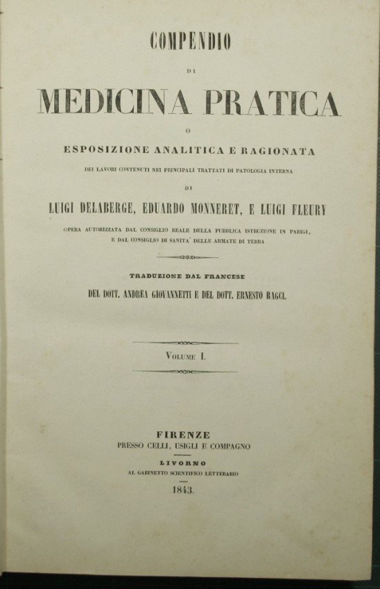 Compendio di medicina pratica - Vol. I