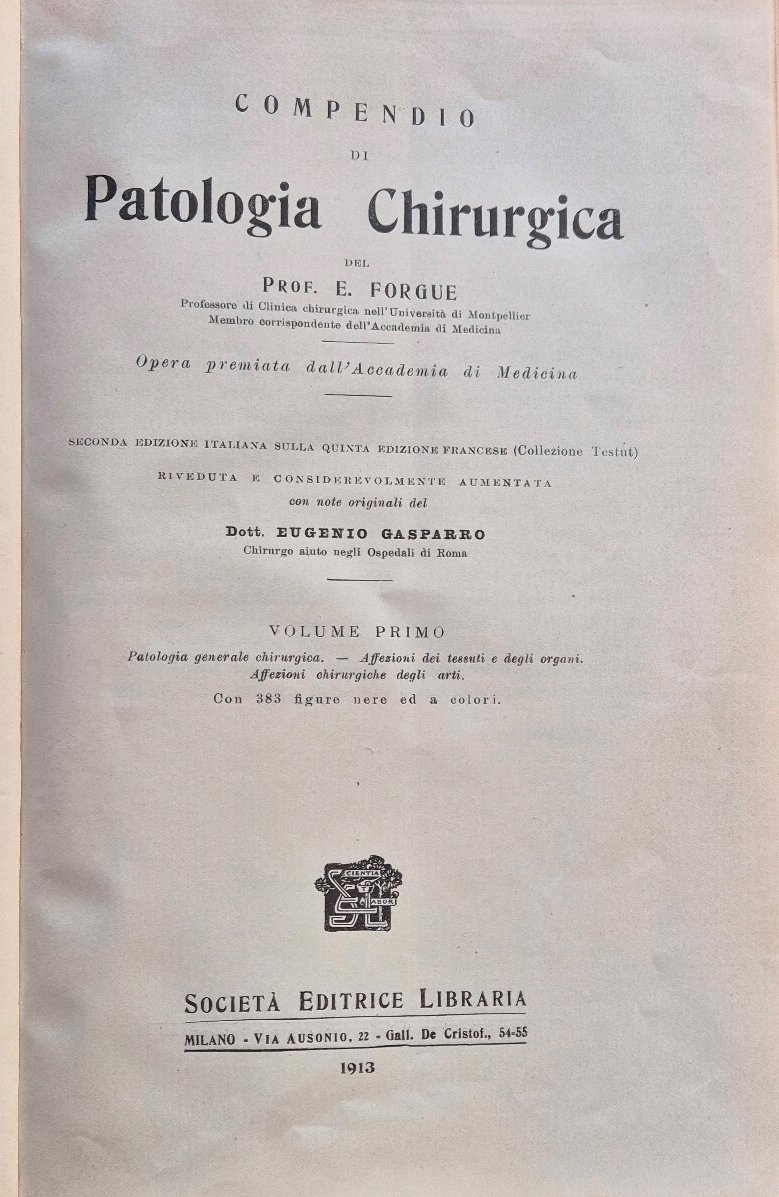 Compendio di patologia chirurgica