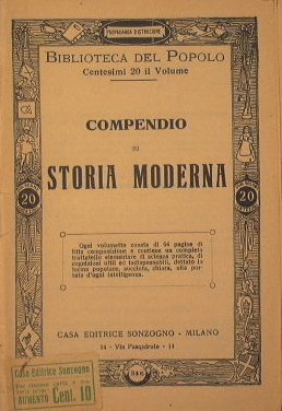 Compendio di Storia Moderna
