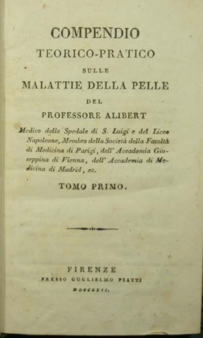 Compendio teorico-pratico sulle malattie della pelle. Vol. I e II