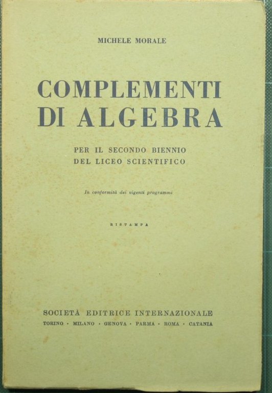 Complementi di algebra