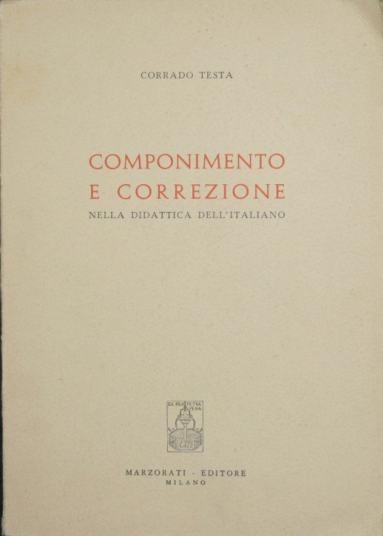 Componimento e correzione