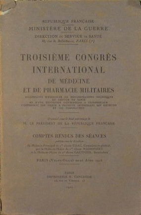 Comptes rendus des séances du Troisième congrès international de médecine …