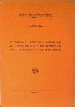 Considerazioni e proposte sull'individuazione delle aree d'intervento pubblico ai fini …