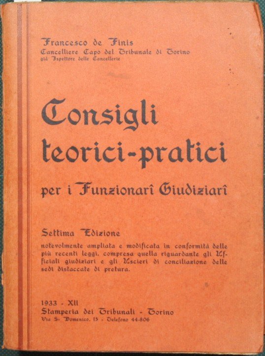 Consigli teorici pratici per i Funzionari Giudiziari